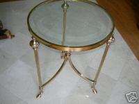 Maitland Smith LaBarge Repertoire Cast Brass End Table  