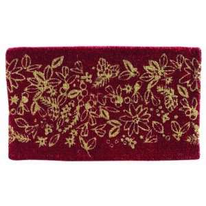    Tag 640122 Elegant Holiday Red Coir Door Mat: Home & Kitchen