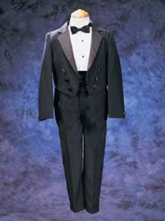  Big Boys 5 Piece Tuxedo with Tails Clothing