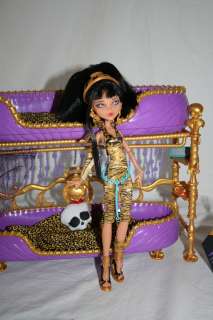 Custom Monster High Cleo Doll OOAK Repaint with Gold fashion, nefera 