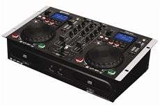   Gemini CDM 3610 Dual Scratch DJ CD MP3 Player+ Mixer CDM3610  
