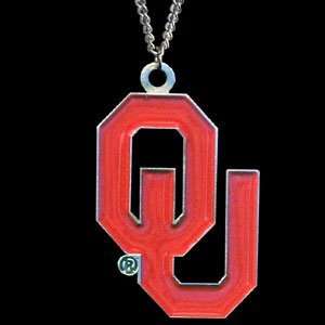    Oklahoma Sooners College Team Logo Necklace: Sports & Outdoors