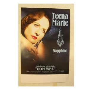  Teena Marie Poster Sapphire Ooh Wee: Home & Kitchen