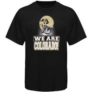 NCAA Colorado Buffaloes Youth Black We Are T shirt  Sports 