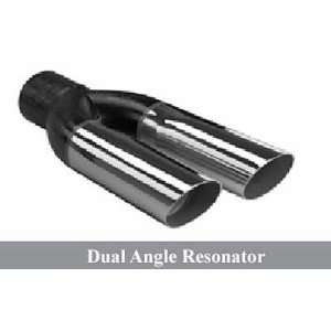  Resonator 2.25 inlet; 2.5 outlet; dual angle; Resonator 