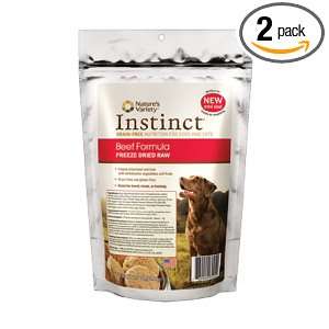 Instinct Grain Free Beef Formula Freeze Dried Treats by Natures 