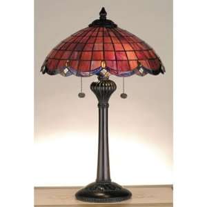  MY 78123   Meyda Tiffany 24in H Elan Table Lamp