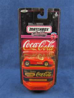 Coca Cola 1953 Jaguar XJ120 Matchbox Toy Car Sealed  