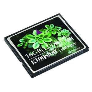  Kingston 16GB Elite Pro CompactFlash Card   133x. 16GB ELT 