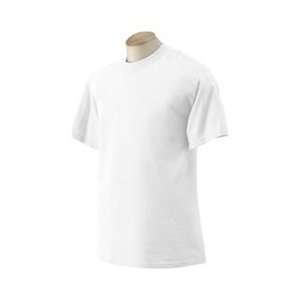  Gildan Ultra Cotton Pre Shrunk T Shirt in White in Medium 