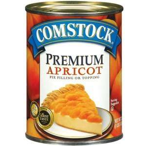 Comstock Premium Apricot Fruit Filling 20 Oz   6 Unit Pack  