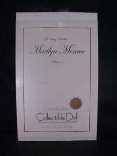 Leading Ladies Marilyn Monroe Limited Edition Collectible Doll  