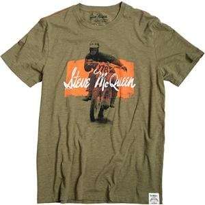  Troy Lee Designs McQueen Desert T Shirt   Small/Dark Green 