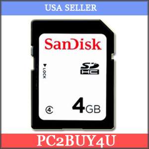 4GB SD SDHC MEMORY CARD FOR KODAK EASYSHARE M530 M580  