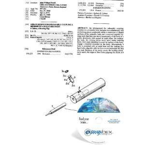NEW Patent CD for ARRANGEMENT FOR RELEASABLY COUPLING A MEMBER TO A 