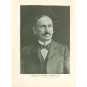    1909 Print Theodore E Burton Ohio Congressman 
