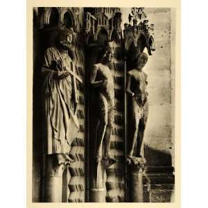  1935 Adam Eve Adamspforte Bamberg Cathedral Germany 