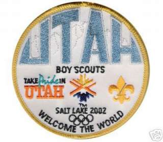 2002 WINTER OLYMPIC UTAH BOY SCOUTS COMMEMORATE PATCH  