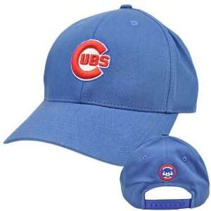  MLB Chicago Cubs Blue Red Construct Snapback American 