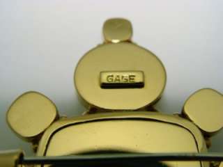   Gage 18k Gold Natural Stone Pin Brooch ~ Commissioned Cartier Designer