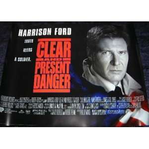   Danger   Movie Poster   12 x 16   Harrison Ford 