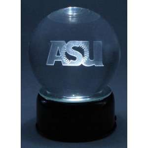 Asu Logo Etched In Crystal, Base Musical And Lit. Schools Fight Song 