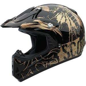  Scorpion VX 14 Rocker Helmet   Large/Gold Automotive