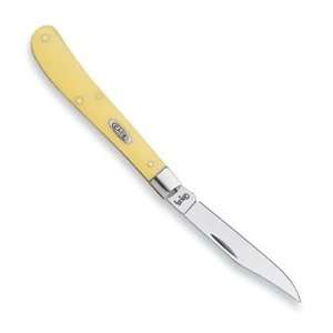  Case Yellow Barehead Slimline Trapper Pocket Knife 