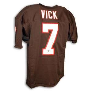  Signed Michael Vick Jersey   Black Rookie: Sports 