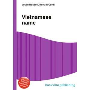 Vietnamese name Ronald Cohn Jesse Russell  Books