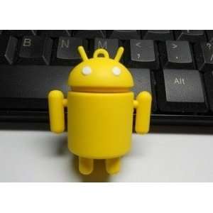  4GB Cool Android Style USB flash drive(Yellow)