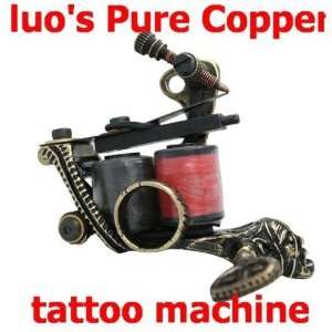  Custom Handmade Cuprum Brass Tattoo Machine Gun NEW PRO 