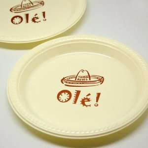  Personalized Round Plastic Party Plates: Health & Personal 