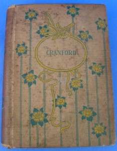 Antique Book Cranford by Mrs Gaskell Illustrated Hurst  