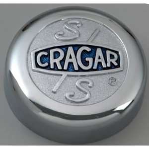  Cragar 09080 Center Cap, Aluminum, Chrome Plated, Bolt On 