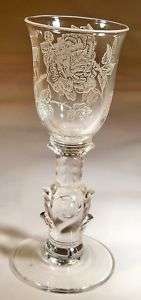 HEISEY ROSE CRYSTAL #5072 1 OUNCE CORDIAL GOBLET!  