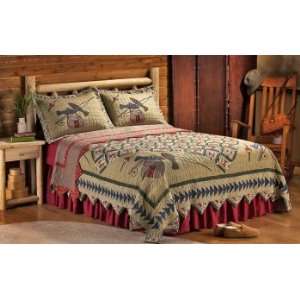  Cotton Creekside Quilt and Sham Set, Compare at $200.00 
