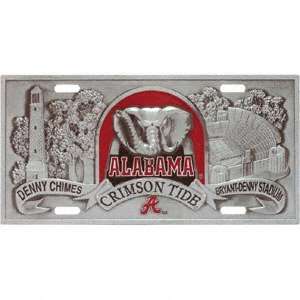 Alabama Crimson Tide 3 D License Plate 