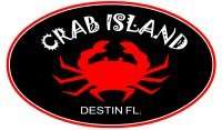 Crab Island Destin Florida Emerald Coast Decal  