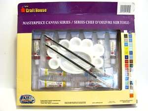 Craft House Masterpiece Canvas Series Paint Kit NEW  