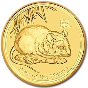    2008 Year of the Mouse   1/20 oz Gold Coin 