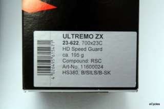 Schwalbe Ultremo ZX 700x23 Evo HD Black/Silver NEW PAIR  