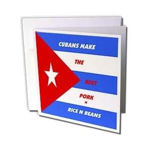  Florene World Food Flags   Cuban Chefs   Greeting Cards 6 