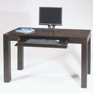  Plaza Laptop Desk with Post Legs Espresso Finish: Office 