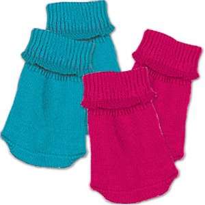  Doll Socks, Fuchsia & Teal Scrunchie Doll Sock Set Fits 18 