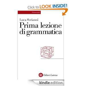 Prima lezione di grammatica (Universale Laterza. Prime lezioni 
