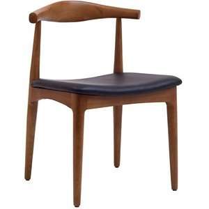  Hans Wagner Style Elbow Dining Side Chair with Faux 