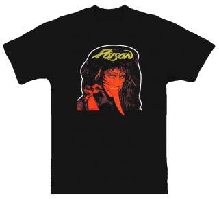 Poison Open Up and SayAhh! 80s Rock T Shirt  