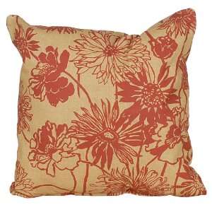 set Of 2) Outdoor Pillows 16 Square Maystone Ruby 