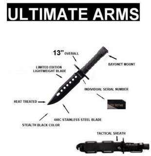 UAG MILITARY BLACK LIGHT CUT M 9 M9 KNIFE BAYONET X8  